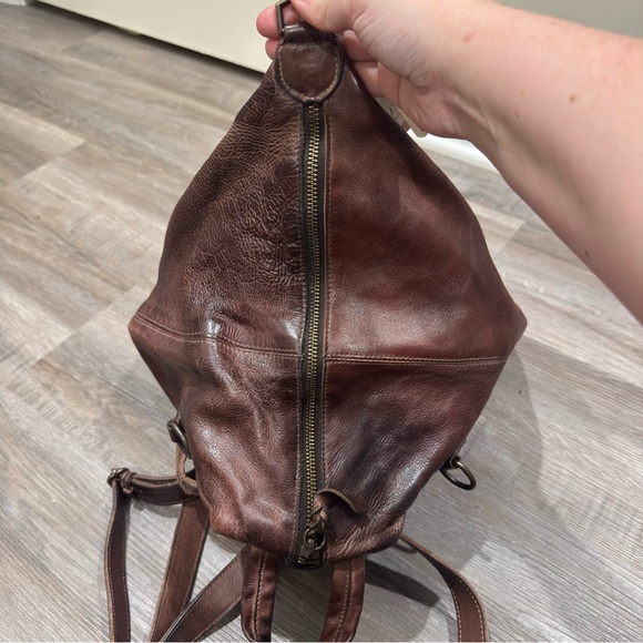 Bed Stu Delta Teak Rustic Leather Bag Backpack - Picture 8 of 13